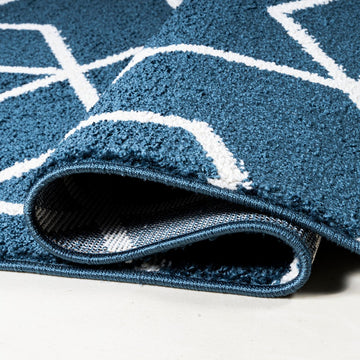 Tumbling Blocks Modern Geometric Area Rug 2
